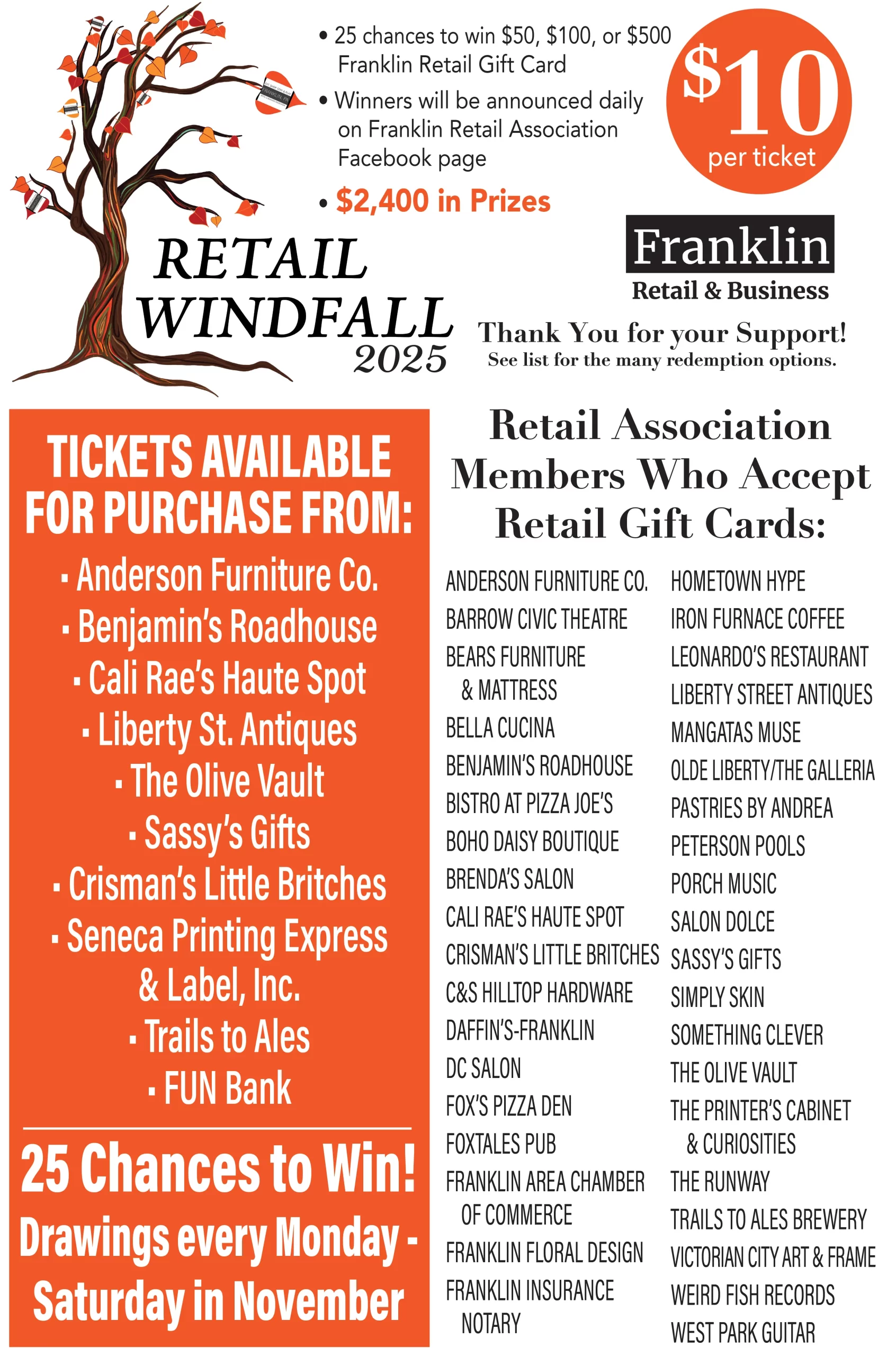Retail windfall poster